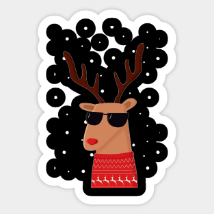 Merry Christmas Dude! Sticker